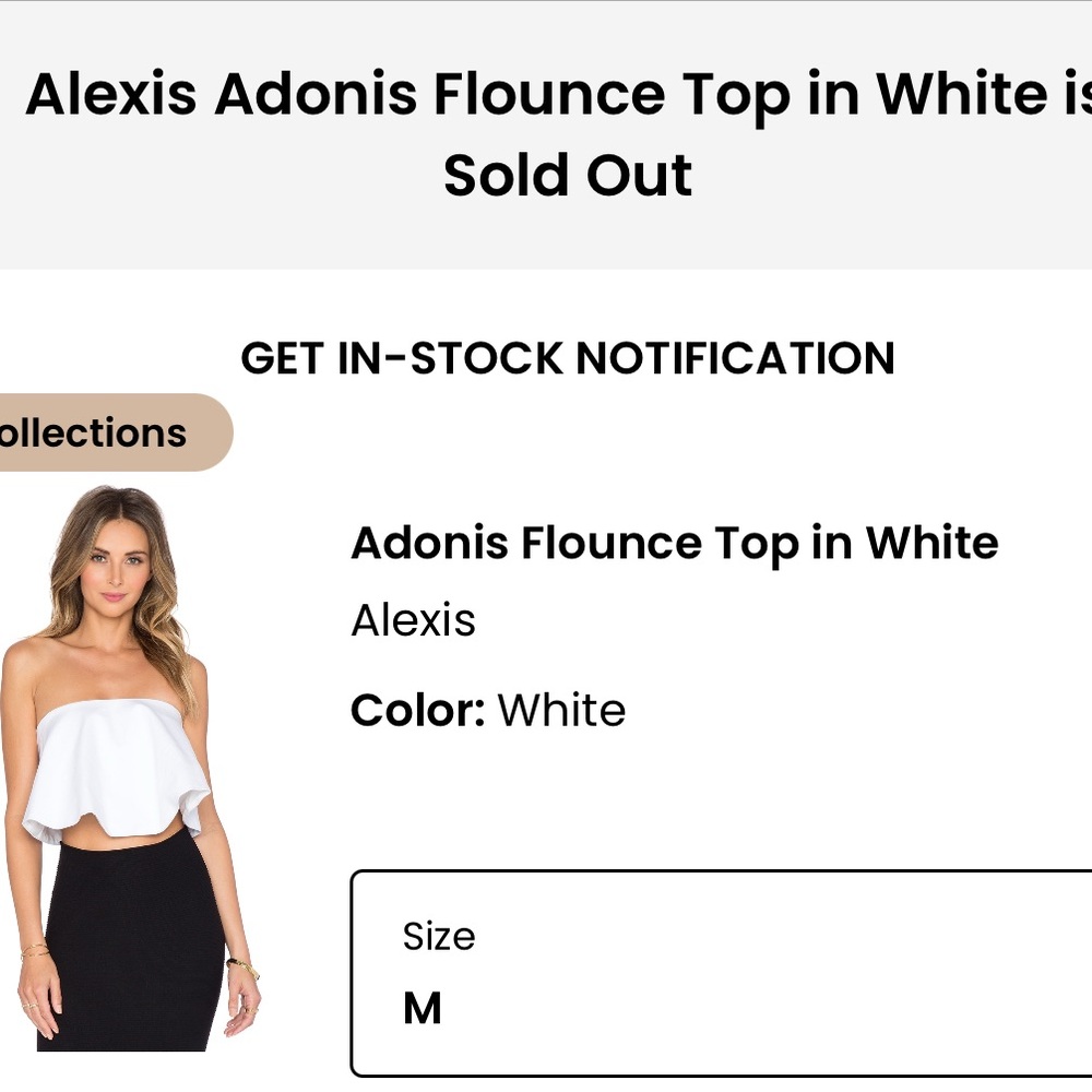 Alexis Adonis Flounced top